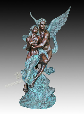 工艺欧式风大型人物落地户外摆件