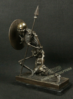 工艺品客厅摆件鸿鑫雕塑黄铜欧式