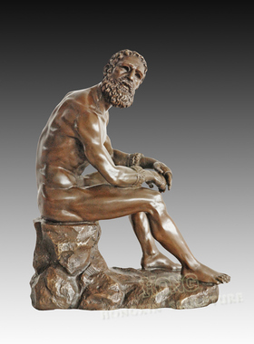 鸿鑫雕塑黄铜欧式客厅艺术品家饰