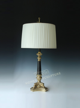 复古镀金法式轻奢铜工艺台灯摆件
