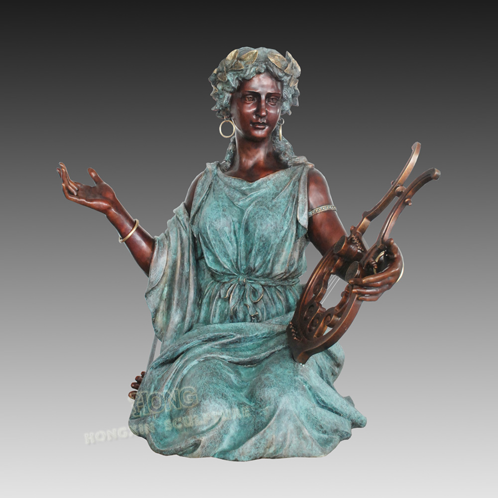 铜雕快乐女神ls170工艺品酒店别墅门厅欧式大型人物落地摆件包邮