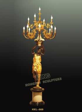 鸿鑫雕塑黄铜欧式客厅艺术品摆件