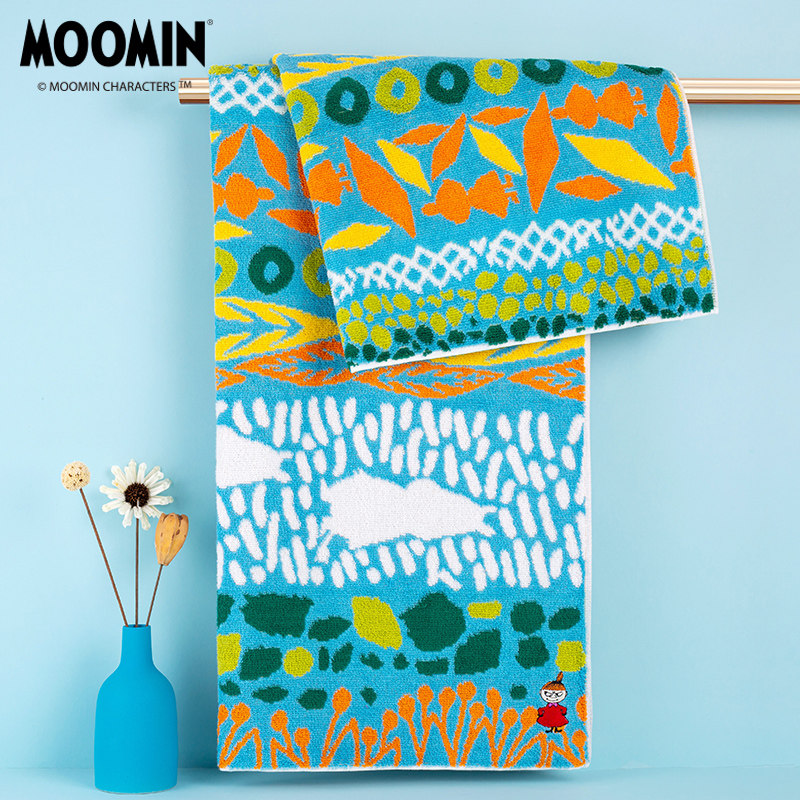 夕才儿美术馆 姆明MOOMIN A类纯棉卡通吸水不易掉毛厚实浴巾,居家布艺,浴巾,淘宝优惠券,粉丝福利购,淘宝优惠卷