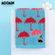 MOOMIN姆明雨伞方巾 A类纯棉卡通可爱柔软成人洗脸毛巾吸水大手帕