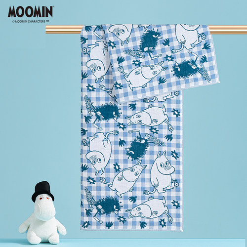 MOOMIN姆明卡通纯棉纱布大浴巾