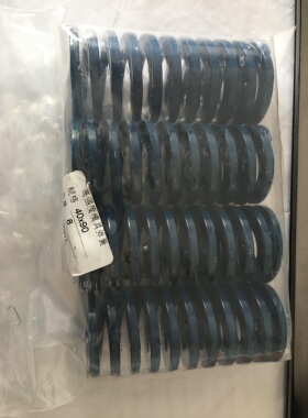 精品模具弹簧TL/SWL40*90L高强度日标蓝色矩形压簧外径40长度90