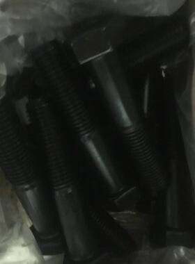 正品晋亿10.9级外六角M18*80螺丝半牙螺栓高强度GB/T5782淬火黑色