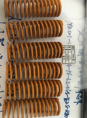 精品模具弹簧TF/SSWF30-90高强度日标弹簧扁形矩形压缩簧黄色弹簧