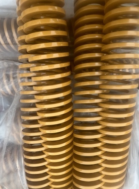 精品黄色TF/SSWF35*200高强度日标矩形弹簧外径35mm长200扁型压簧