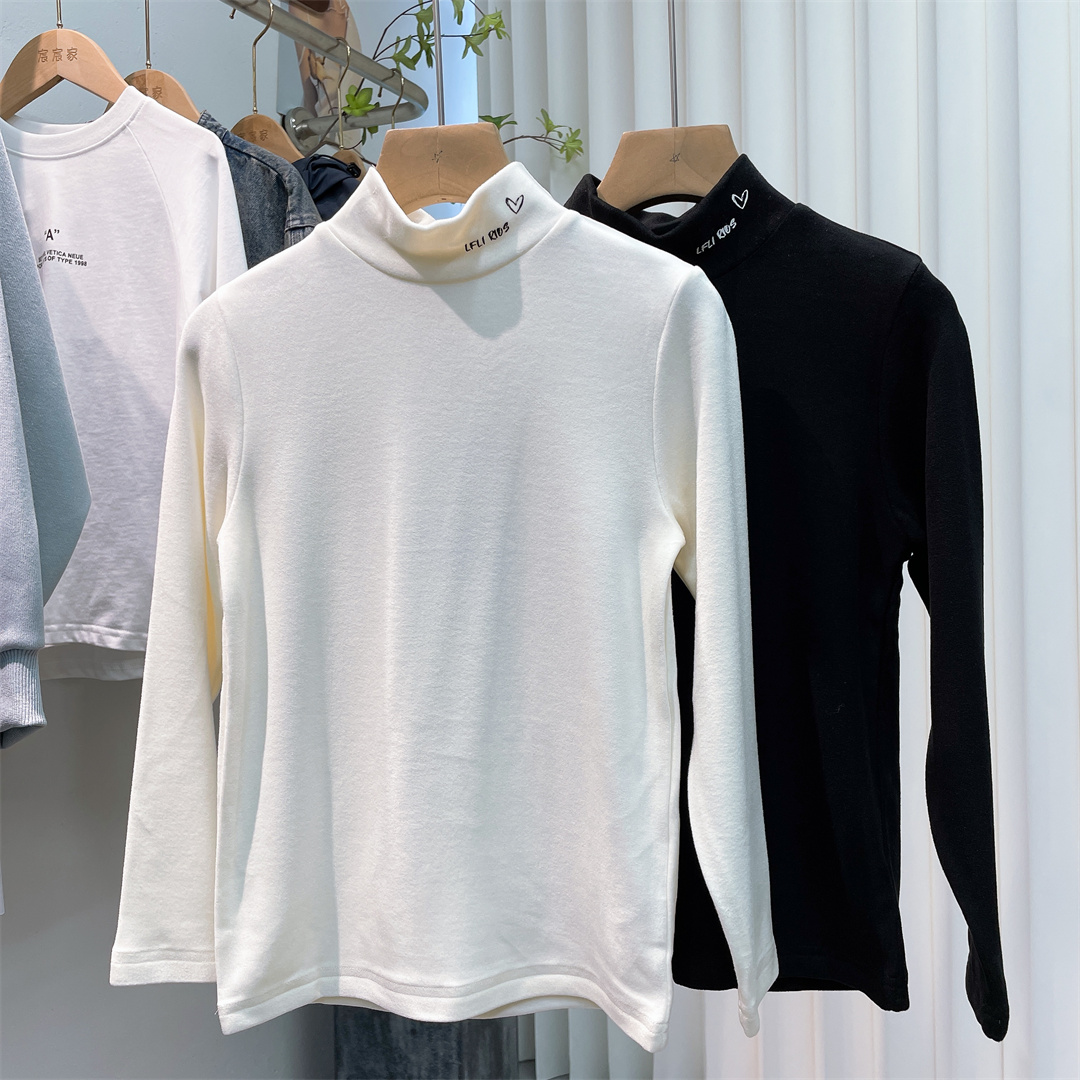 啦芙莱弹力发热绒德绒打底衫