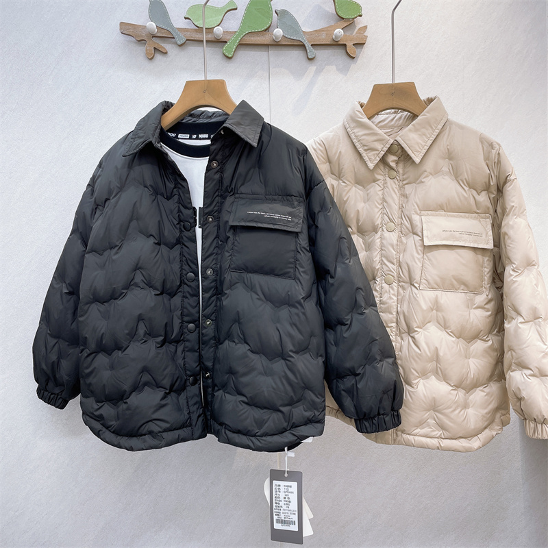 羽绒服男童轻薄款保暖外套啦芙莱