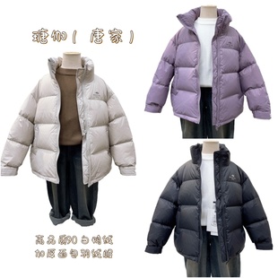 唐家2024冬款 面包服羽绒服90白鸭绒保暖外套28068 男童女童亲子款