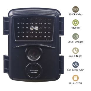 20MP1080P拍照高清红外户外打猎相机小巧不发光LED灯