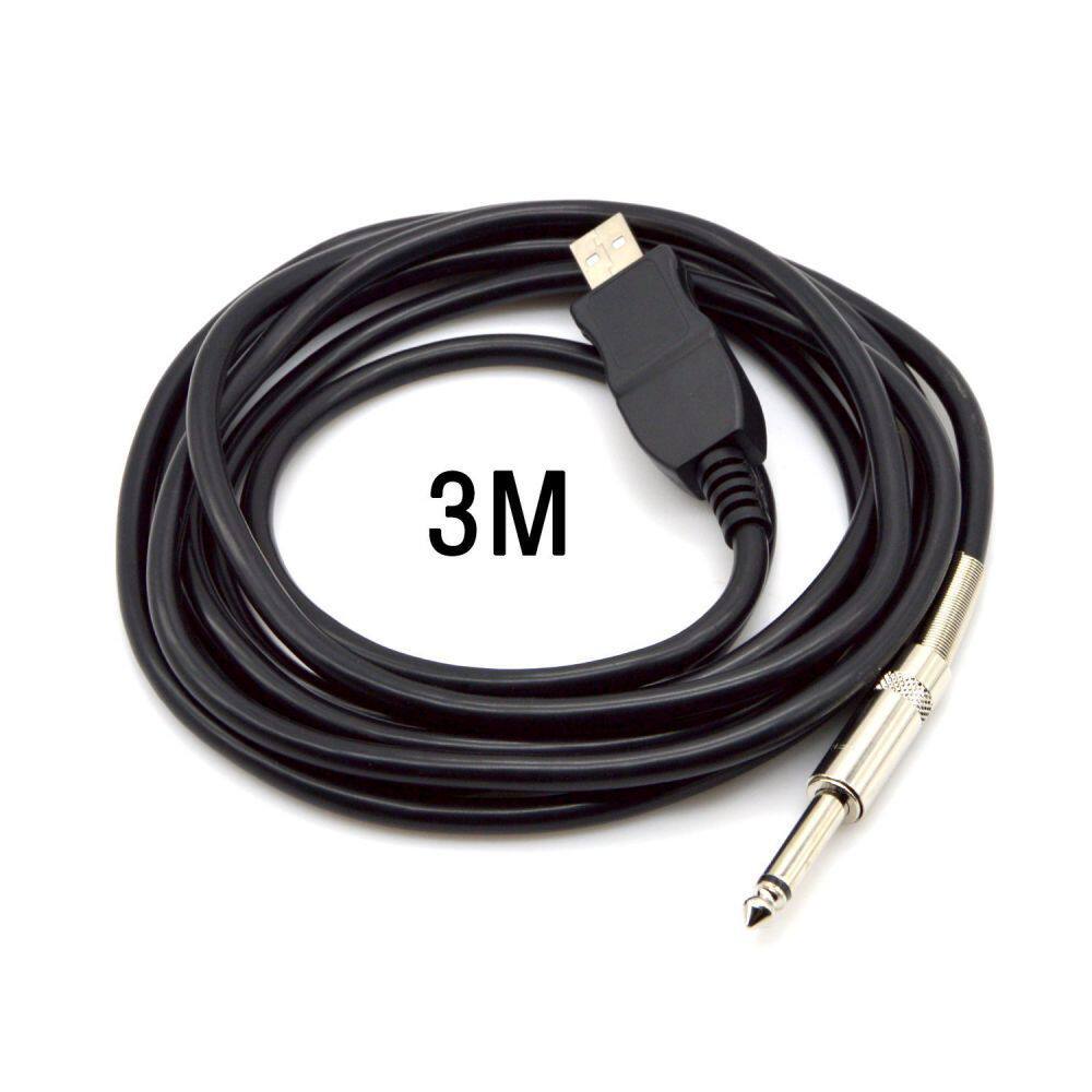 USB GUITAR CABLE 电吉他连接线电箱3米吉他录音连接线吉他线