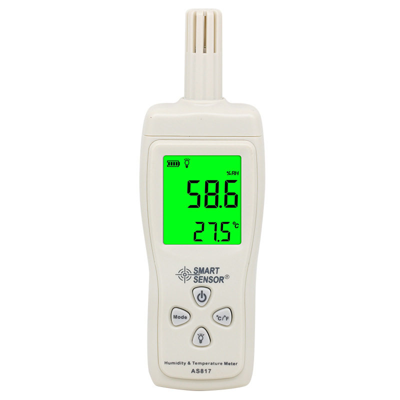 希玛AS817手持式温湿度计高精度迷你型湿度表环境温湿度测试仪