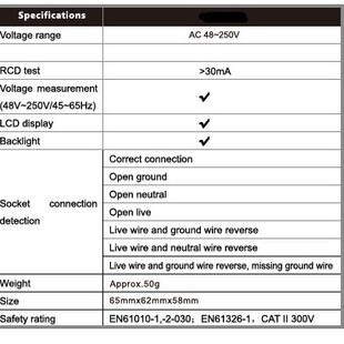华博新款英规HT107E插座测试仪