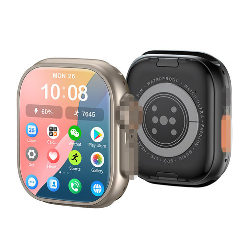 CD55MAX指纹解锁双支付NFC心率WIFI可拆卸电池5G全网通智能手表