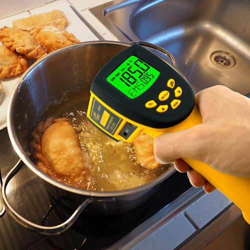 希玛AR882A+非接触红外线测温仪高温工业测温枪食品油温烘焙烧烤
