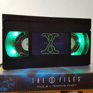 The X Files复古电影带小夜灯录像带灯创意led台灯礼物X档案