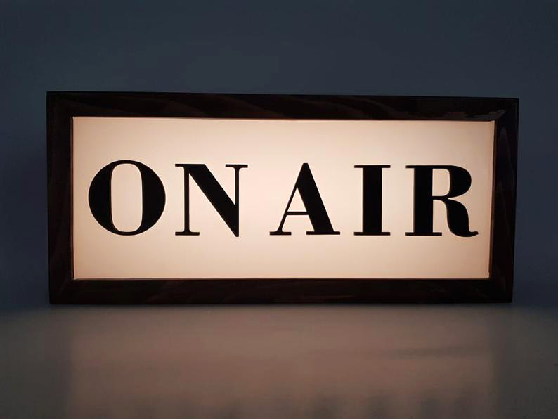 On air lightbox灯箱广告灯创意空中照明夜灯led桌灯家居气氛台灯