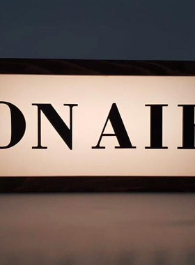 On air lightbox灯箱广告灯创意空中照明夜灯led桌灯家居气氛台灯