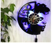 vinyl gift clock 跨镜爆款 music lover men wall