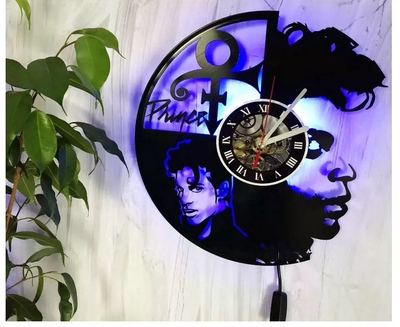 跨镜爆款 vinyl clock, music lover gift men,music wall vinyl