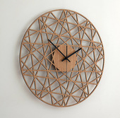 创意多边形挂钟 Polygonal Wall 简约时尚 Clock装 饰艺术木制时钟