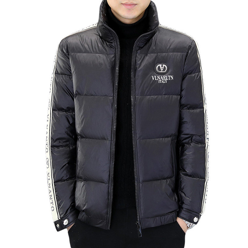 冬季简欧洲站精神小伙夹克羽绒服90%白鸭立领厚保暖外套Y9186P280,男装羽绒服,星座1207