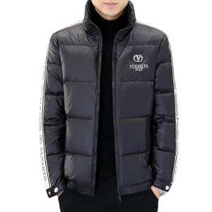 冬季简欧洲站精神小伙夹克羽绒服90%白鸭立领厚保暖外套Y9186P280图片