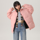 冬季新标90鸭绒中性潮牌阔版特氟龙暗格立领羽绒服绿色9170P240，男装羽绒服，星座1207