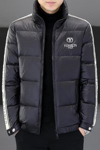 冬季简欧洲站精神小伙夹克羽绒服90%白鸭立领厚保暖外套Y9186P280图片