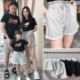 Gia đình cha mẹ và con cái, một gia đình gồm ba, bốn phụ nữ, biển, phụ nữ, phụ nữ, con trai, quần short, eo cao, quần ống rộng, quần âu - Trang phục dành cho cha mẹ và con shop trẻ em