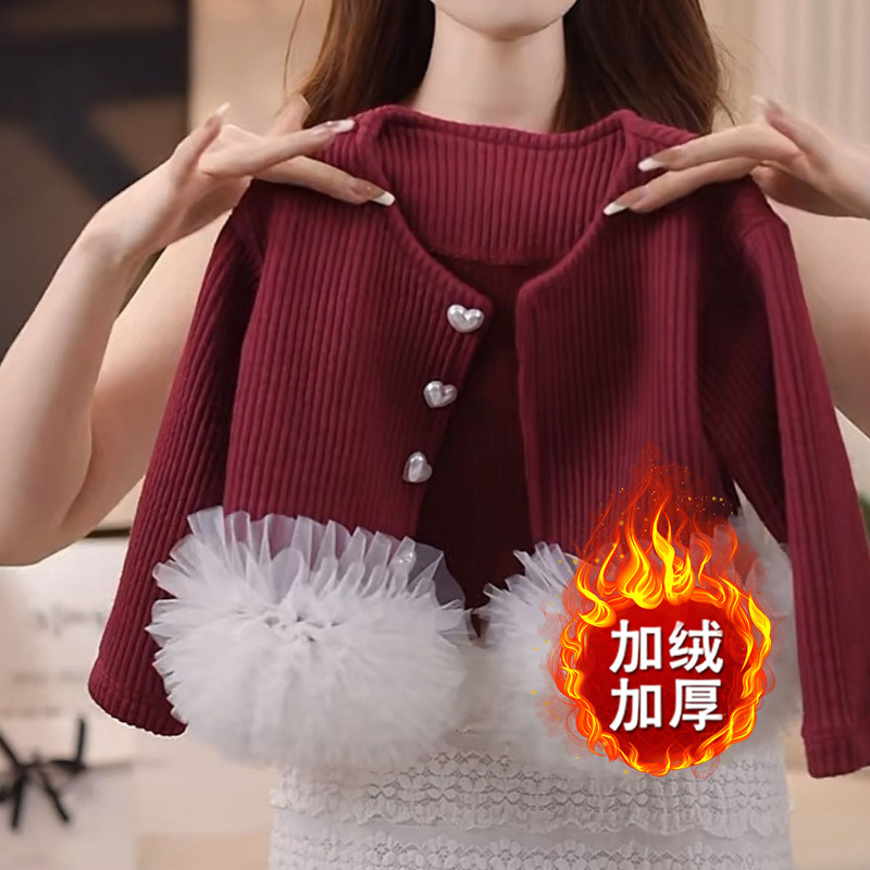 女童外套2025秋季新款小众设计网纱拼接蓬蓬复古外套秋款开衫上衣