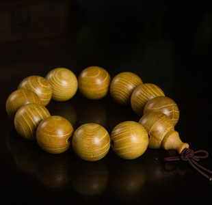 档位珠车载黄金檀木拓木手串汽车挂饰档位佛珠挂件车档杆吊摆件