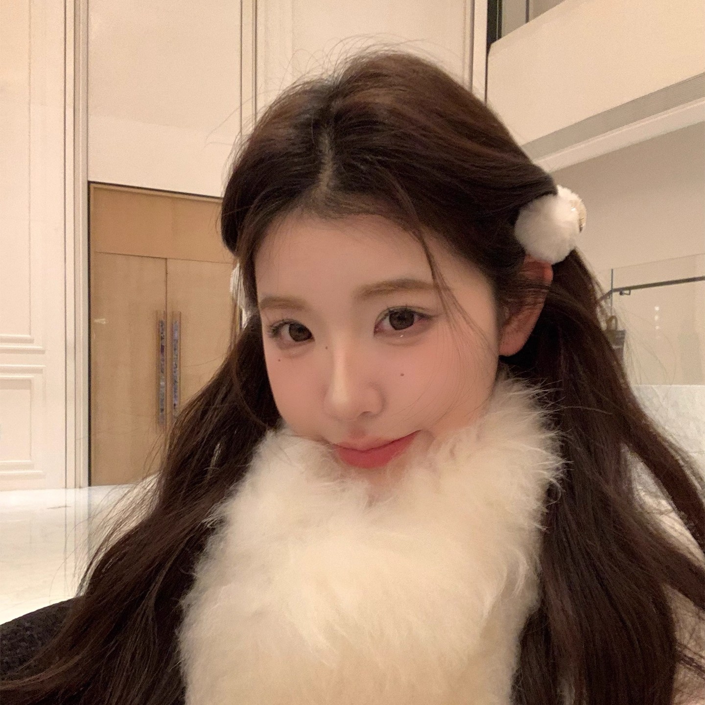 秋冬毛绒毛球发夹侧边刘海夹毛毛小抓夹创意小众发卡新款发饰