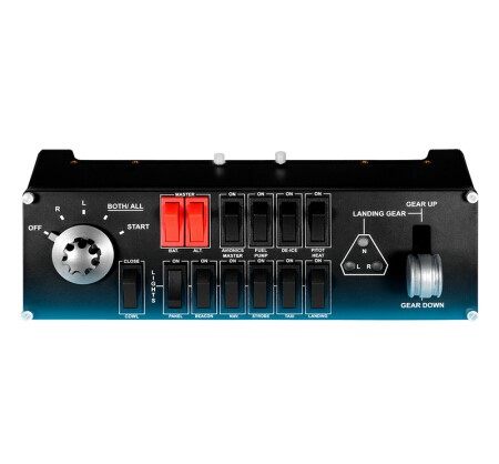 Logitech/罗技飞行摇杆飞机开关面板模拟无线专业开关面板控制器