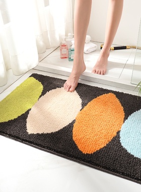 大江地垫超强吸水脚垫卫生间门口浴室防滑垫厕所垫子门垫卧室地毯