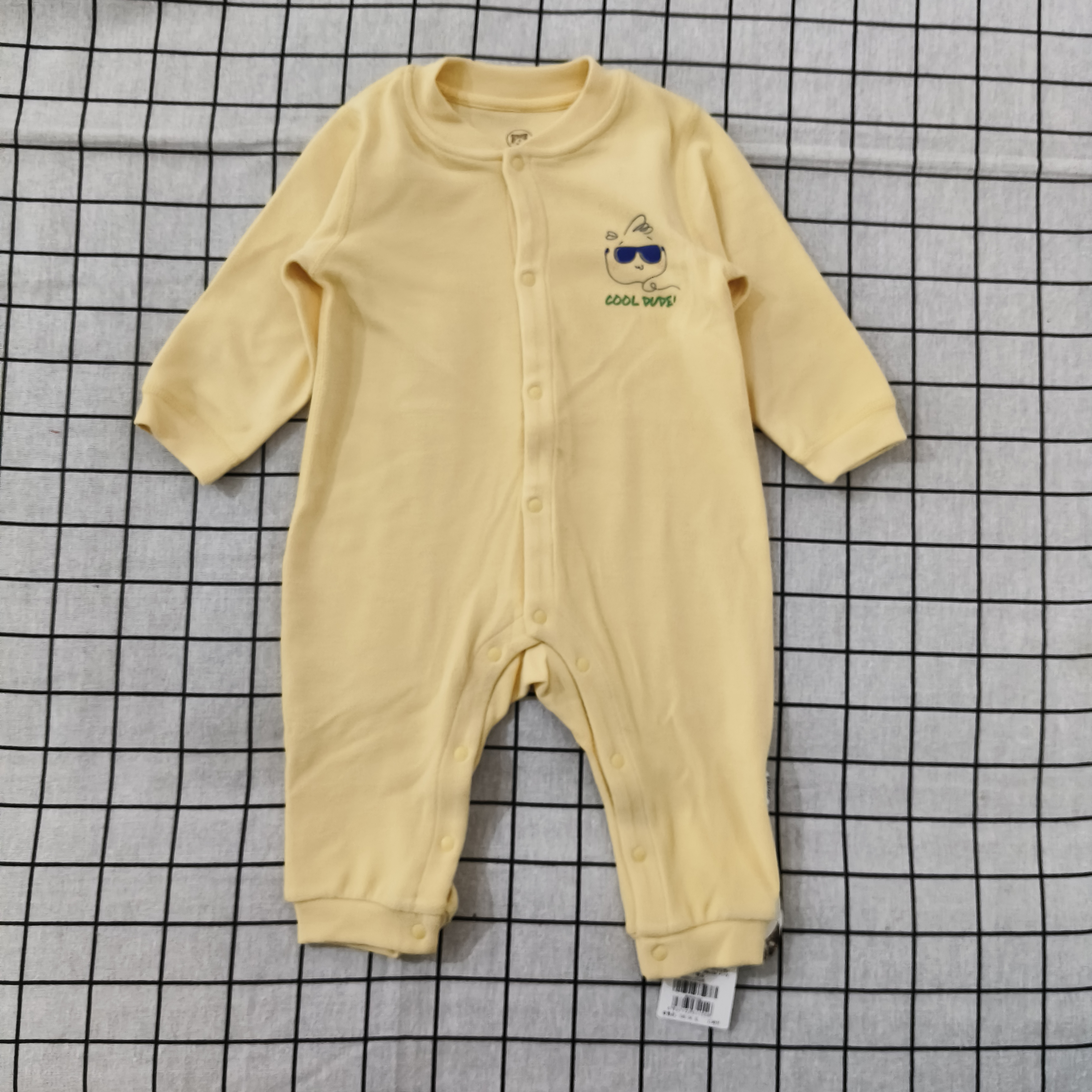 米乐熊婴幼儿长袖全开连体哈衣MN9665HD2