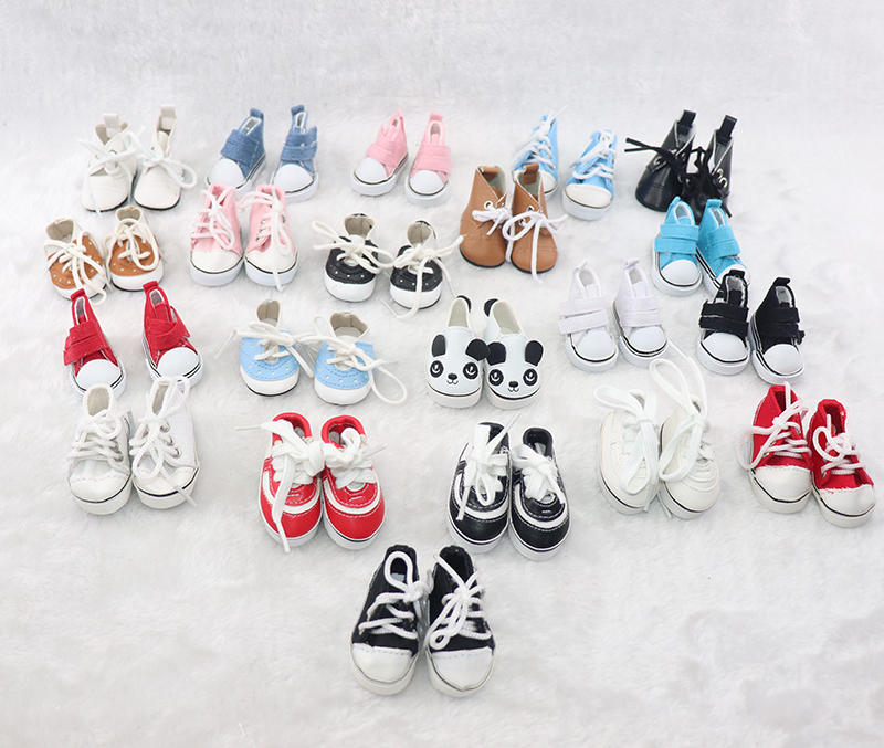 20cm娃鞋20厘米棉花娃娃帆布鞋