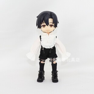 ob11娃衣 哥特衬衫12分bjd娃娃欧风衬衣娃GSC molly p9妖精体衣服