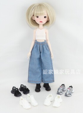 [6分bjd娃鞋子] 蓝豆豆娃衣 OB24/22鞋子azone blythe小布老爹鞋