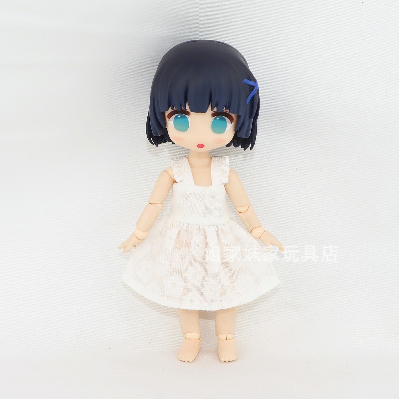 ob11娃衣白色连衣裙12分bjd出逃