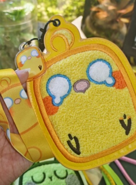 大家的养分原创-芋圆卡套行李牌地铁校园卡门禁挂脖