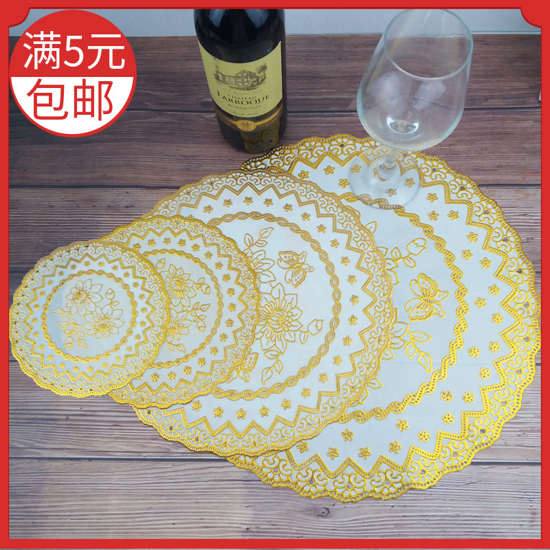 金杯宫廷风烟缸ktv酒吧花瓶餐垫