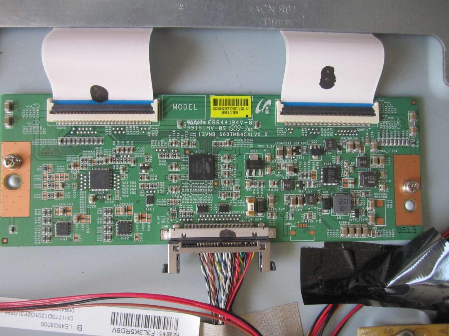 海尔LH48M6000拆机三星逻辑板 13VNB-S60TMB4C4LV0.0