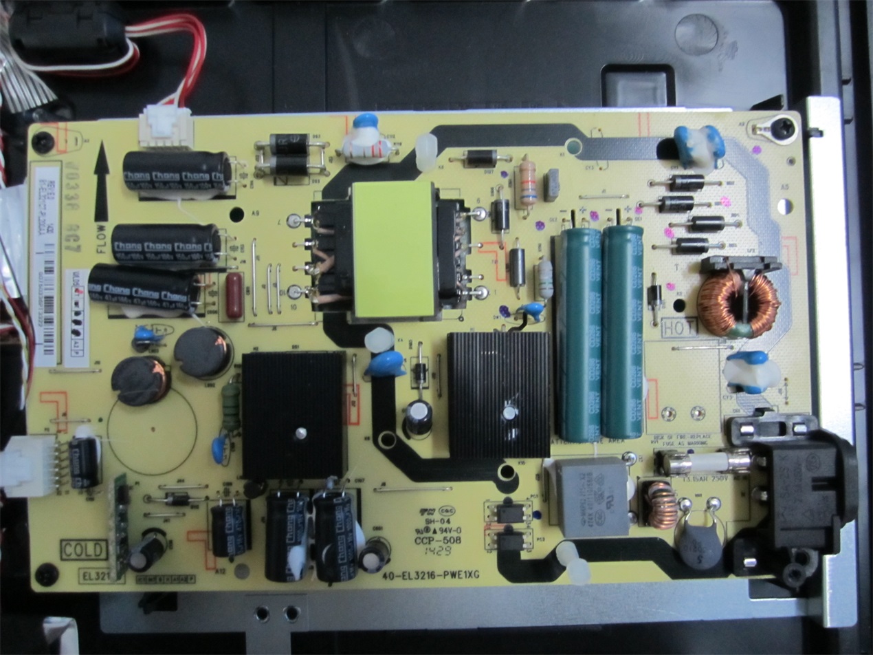 TCL L32F1600E 拆机电源板 40-EL3216-PWE1XG 非代用 实物图