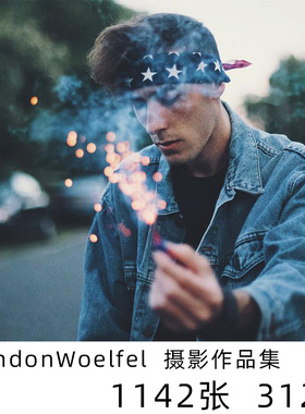 Brandon Woelfel 美国摄影师 霓虹风格创意人像摄影参考学习素材