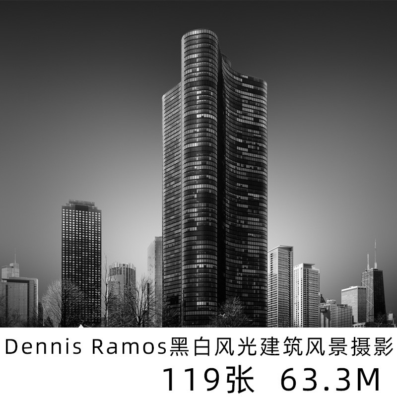 Dennis Ramos 菲律宾的摄影师 静谧的黑白城市建筑摄影集参考素材