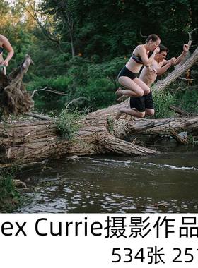Alex Currie人像场景前卫光影文艺色彩构成（359）摄影参考图素材